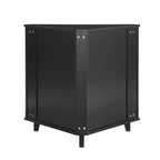 Meuble d'angle d'appoint en MDF 30''H x 32,25''L x 16,75''P