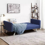 Canapé-lit futon convertible avec ports USB et multiprise
