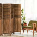 Paravent en Paulownia 4 panneaux 170 cm H x 163 cm L